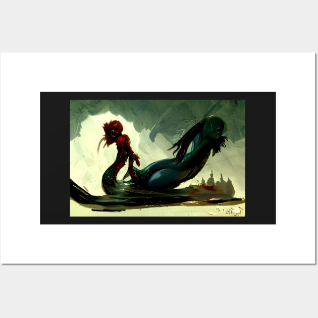 The little mermaid Wall Art by Annka47